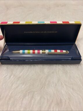 Kate spade Striped Colorful Ballpoint Pen in Multicolor by